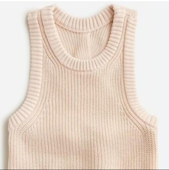 Cotton Blend Cross Back Tank Top - Picture 2 of 4